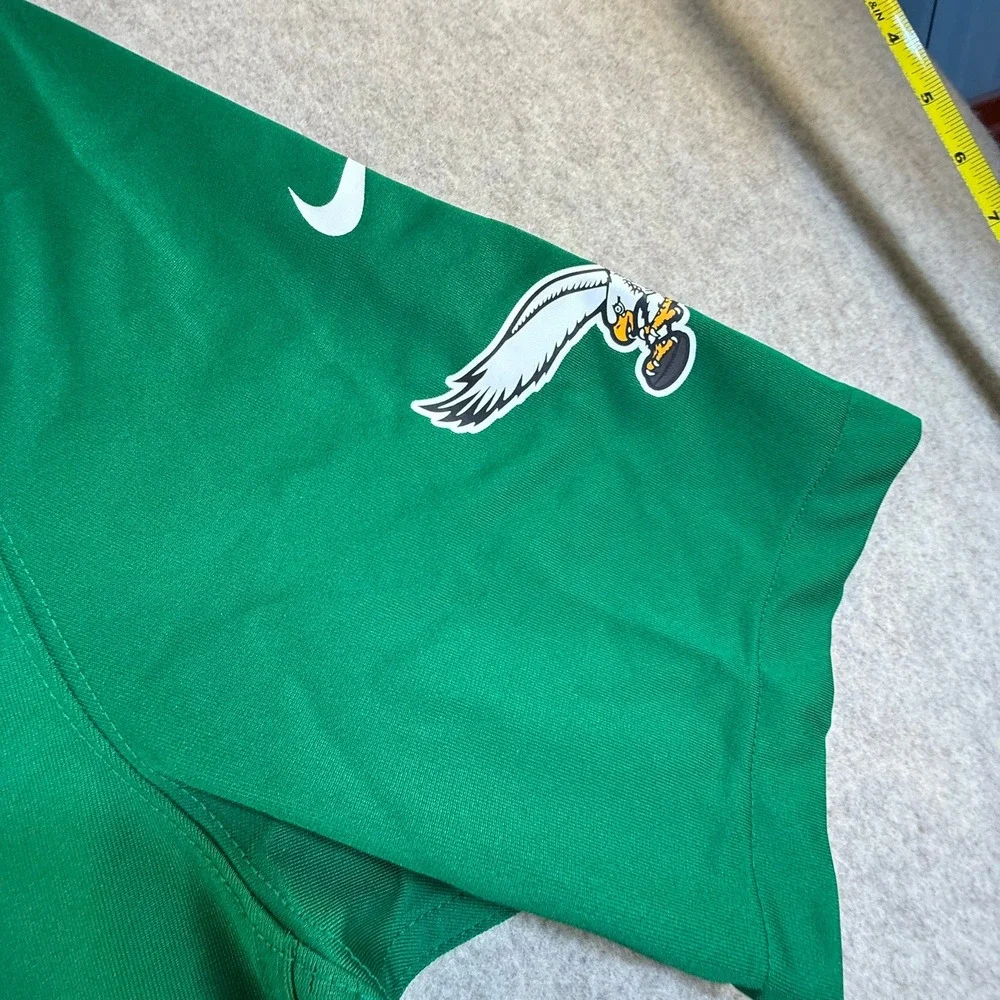 NWT Nike NFL Philadelphia Eagles Jalen Hurts #1 Kelly Green Throwback Jersey  L
